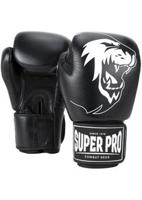 Super Pro Boxhandschuhe »Warrior« in schwarz, Größe 12 12