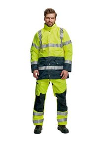 BI ROAD bunda HV oranžová/navy XXXL