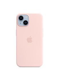 Apple iPhone 14 Silicone Case with MagSafe - Chalk Pink