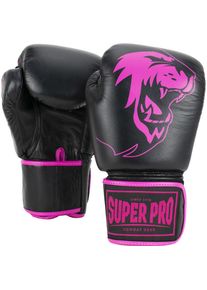 Super Pro Boxhandschuhe »Warrior« in pink, Größe 14 14