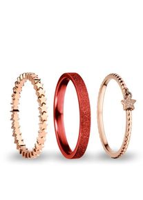 Bering | Combinaison d'anneaux | Sale | or rosé | Symphony-Sale-Set26