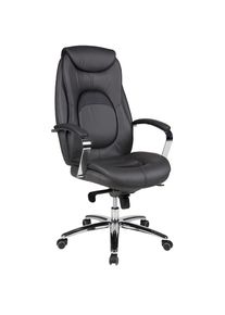 Duo Collection , Chefsessel »Mattes XXL« () mit gepolsterten Armlehnen , anthrazit-schwarz