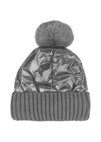 Capelli New York , Strickmütze, glänzende, mit Umschlag , black