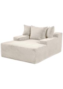 P & B Xxl-Sessel , Beige , Textil , Füllung: Schaumstoff,Schaumstoff , 125x63x170 cm , Fsc, Bsci , Wohnzimmer, Sessel, XXL-Sessel