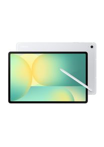 Samsung , Tablet »Galaxy Tab S10 FE+« (33,27 cm / 13,1 ′′) Android WUXGA+ 5G ) , Silver , Galaxy-Eco Features wie Anrufe/SMS auf anderen Geräten...