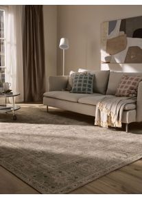 benuta Nest Tapis Vintage Lorenzo Gris clair 120x170 cm - Tapis poil ras / effet us&eacute;