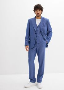 Completo con gilet regular fit (3 pezzi), Blu, Taglia 52, bonprix