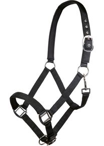 HKM Charming Halfter, weich unterlegt, schwarz, Pony