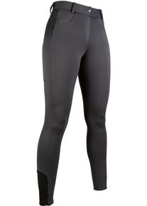 HKM Emma Reithose, Silikon-Vollbesatz, dunkelgrau, 44