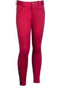 HKM Allure Cheval Reithose, Silikon-Kniebesatz, cranberry, 164