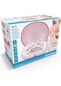 Grundig, Nagelpflegegerät, Maniküre und Pediküre-Set 7 weiss 8 Stück