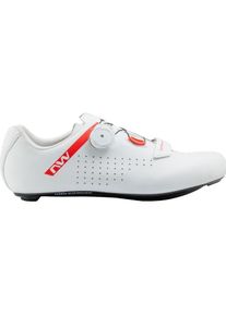 Northwave, Herren, Veloschuhe, Core Plus 2 Rennrad Schuhe (41.5), Weiss, Rot