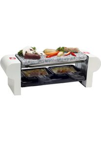 Nouvel 2er Raclette "Stone" Swiss Edition, Racletteofen, Weiss