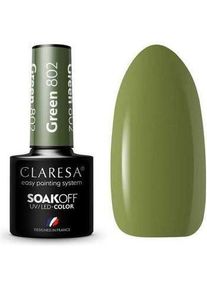 Claresa, Nagellack, Soak Off Uv/Led Green Gel Polish 802 5G (Green, UV-Gel Lack)