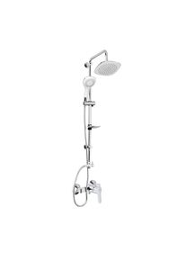 GROHE BauEdge Dusch Set mit Einhandarmatur und Aloni Rain Bianco
