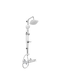 GROHE Precision Flow Dusch Set mit Thermostat und Aloni Rain Bianco