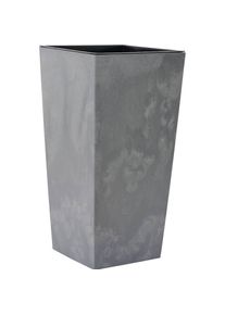 siena GARDEN, Blumentopf, Pflanzgefässe NIZZA STONE grau Betonoptik, 30 x 57 cm Kunststoffgefäss mit Einsatz