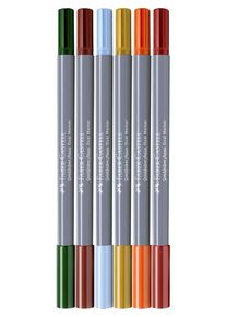 Faber-Castell Goldfaber Aqua Dual Marker, 6er Etui, Toskana