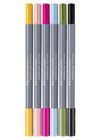 Faber-Castell Goldfaber Aqua Dual Marker, 6er Etui, Lettering