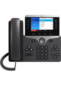 Cisco IP Phone 8861 SIP-Telefon, Telefon, Silber, Schwarz