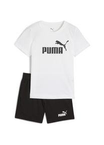 Puma, Mädchen, Sportshirt, ESS No.1 Logo Tee and Shorts Set PS (122), Weiss, 122