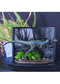 Jurassic Park - Blue Velociraptor Diorama Figure - The Noble Collection