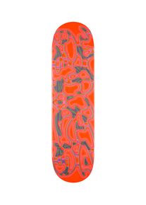 skatedeluxe Aqua Twin Tail 8.5" Skateboard Deck orange dip