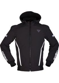 Modeka Clarke Sport, textile jacket , color: Black/White , size: 3XL