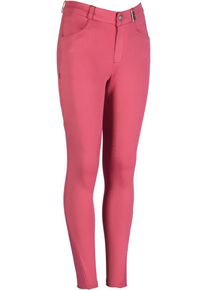 HKM Anni Reithose, Silikon-Kniebesatz, himbeere, 110