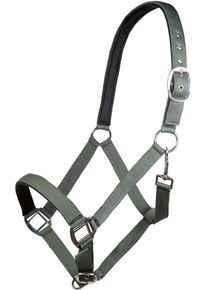 HKM Charming Halfter, weich unterlegt, rauchgrün, Warmblut