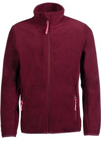 HKM Anni Fleecejacke, weinrot, 134/140