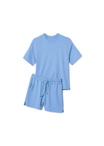Tchibo - Kr&oacute;tki dres domowy - dla pań - rozmiar XL 48/50 - kolor: niebieski