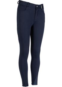 HKM Anni Reithose, Silikon-Kniebesatz, dunkelblau, 158