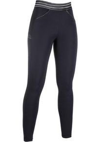 HKM Pull on Reitleggings, Silikon-Vollbesatz, schwarz, 34