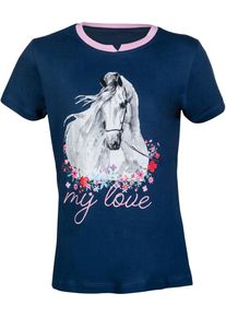 HKM Horse Spirit T-Shirt, dunkelblau, 98/104