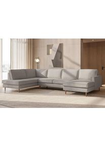 Home Affaire Wohnlandschaft »Pinto Skandi, 350 cm, U-Form, XXL, mit Ottomanen«, Größe B/H/T: 350 cm x 85 cm x 206 cm