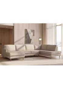 Home Affaire Wohnlandschaft »Pinto Skandi, 350 cm, U-Form, XXL, mit Ottomanen«, Größe B/H/T: 350 cm x 85 cm x 206 cm