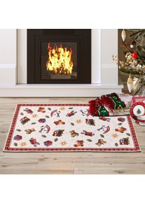Villeroy & Boch Villeroy & Boch Teppich »Nostalgic Toy's Delight, eckig, rund und Läufer« rechteckig 3 mm Höhe Weihnachten, Wohnzimmer, Flur, Geschenk, Toys...