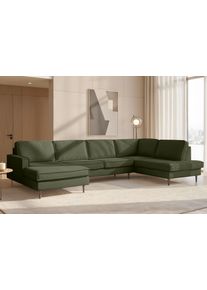 Home Affaire Wohnlandschaft »Pinto Skandi, 350 cm, U-Form, XXL, mit Ottomanen«, Größe B/H/T: 350 cm x 85 cm x 206 cm