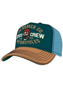 Rokker Speed Crew, tappo , colore: Petrolio/Azzurro/Marrone , dimensione: Taglia unica