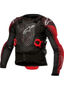 Alpinestars Bionic Tech, chaqueta protectora youth , color: Negro/Rojo/Blanco , tama&ntilde;o: S/M