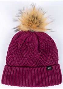 Klim Chevron Pom, czapka damska , kolor: Liliowy , rozmiar: Jeden Rozmiar