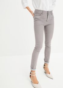 Skinny jeans Mid Waist - grå - storlek 48 - bonprix