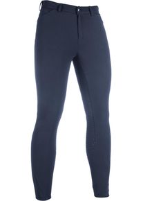 HKM Herren Kopenhagen Reithose, Silikon-Vollbesatz, dunkelblau, 54