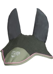 HKM Horse Spirit Fliegenhaube, graugr&uuml;n, Warmblut