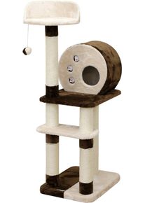 KERBL Pet Planet X Kratzbaum, braun/beige, 50x40x127cm