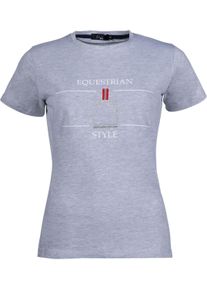 HKM Equine Sports Style T-Shirt, grau meliert, L