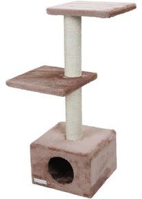 KERBL Pet Venus Sweet Kratzbaum, 30x30x85cm, beige/grau