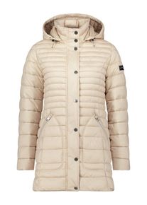 Peter Hahn Betty Barclay - Long-Steppjacke mit per Reißverschluss, beige, Gr. 38, Kunstfaser