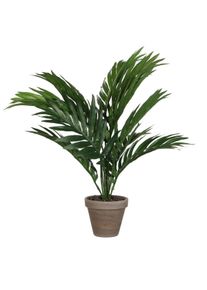 Mica Decorations Palmera Amarilla O Areca Pvc Con Maceta Gris 11,5 x 45 Cm